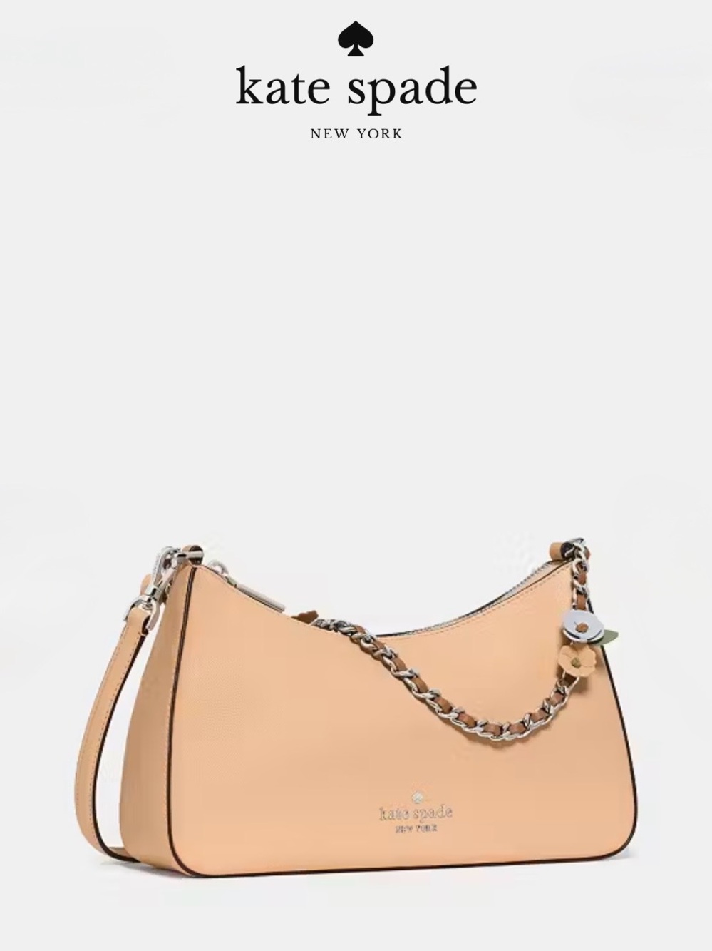 kate spade Margot Floral Chain Shoulder Bag in Citrus Glaze NWT